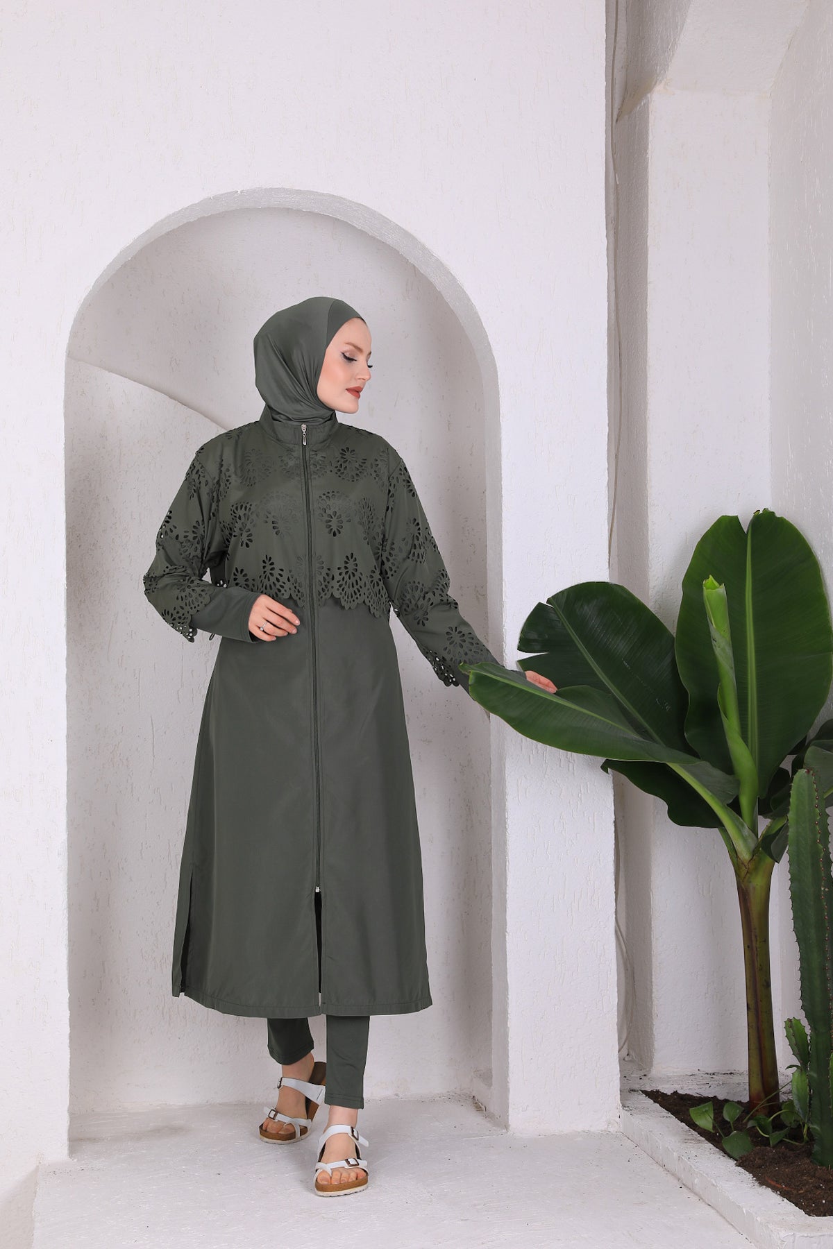 Full Cover Long Swimsuit  Burkini