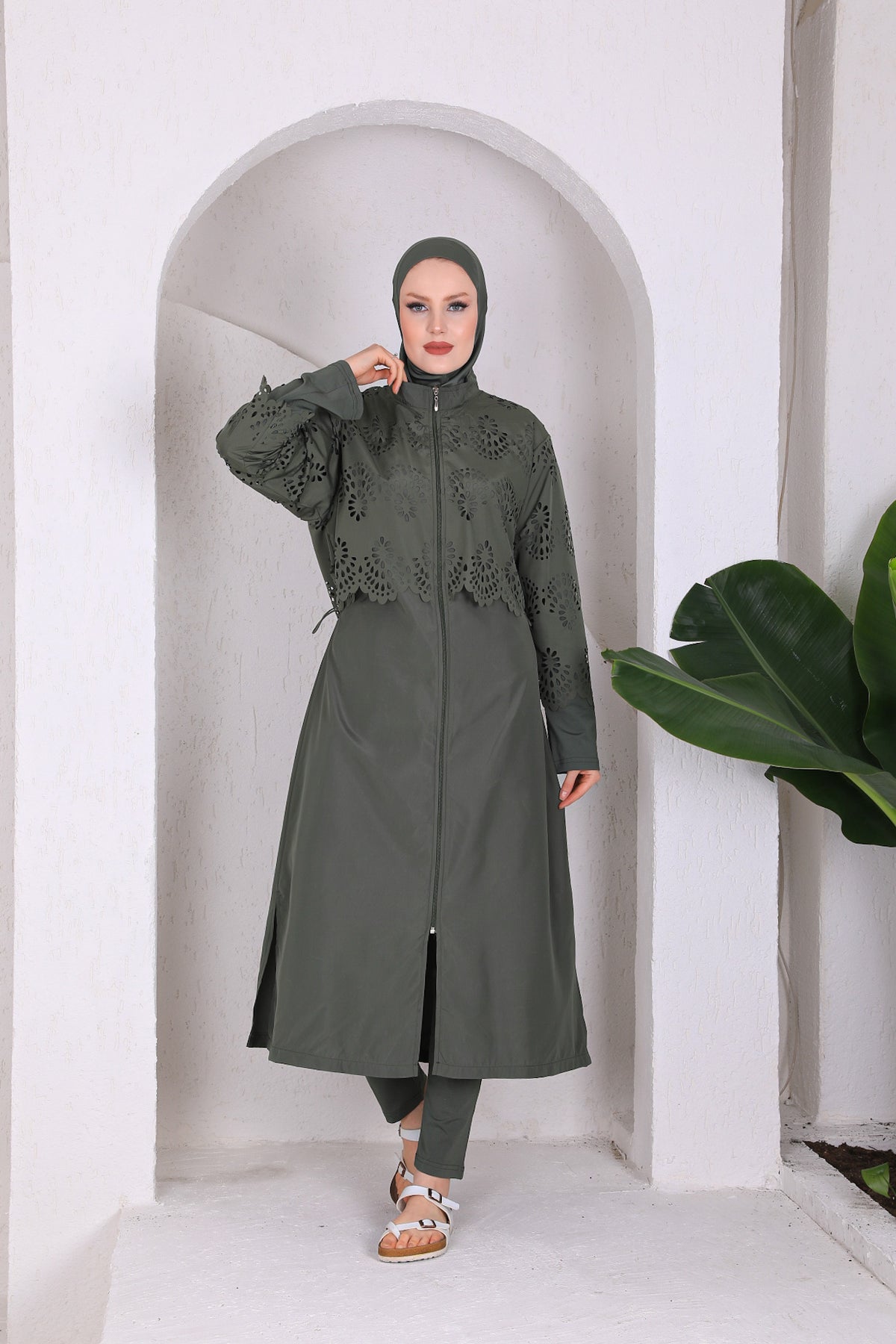 Full Cover Long Swimsuit  Burkini