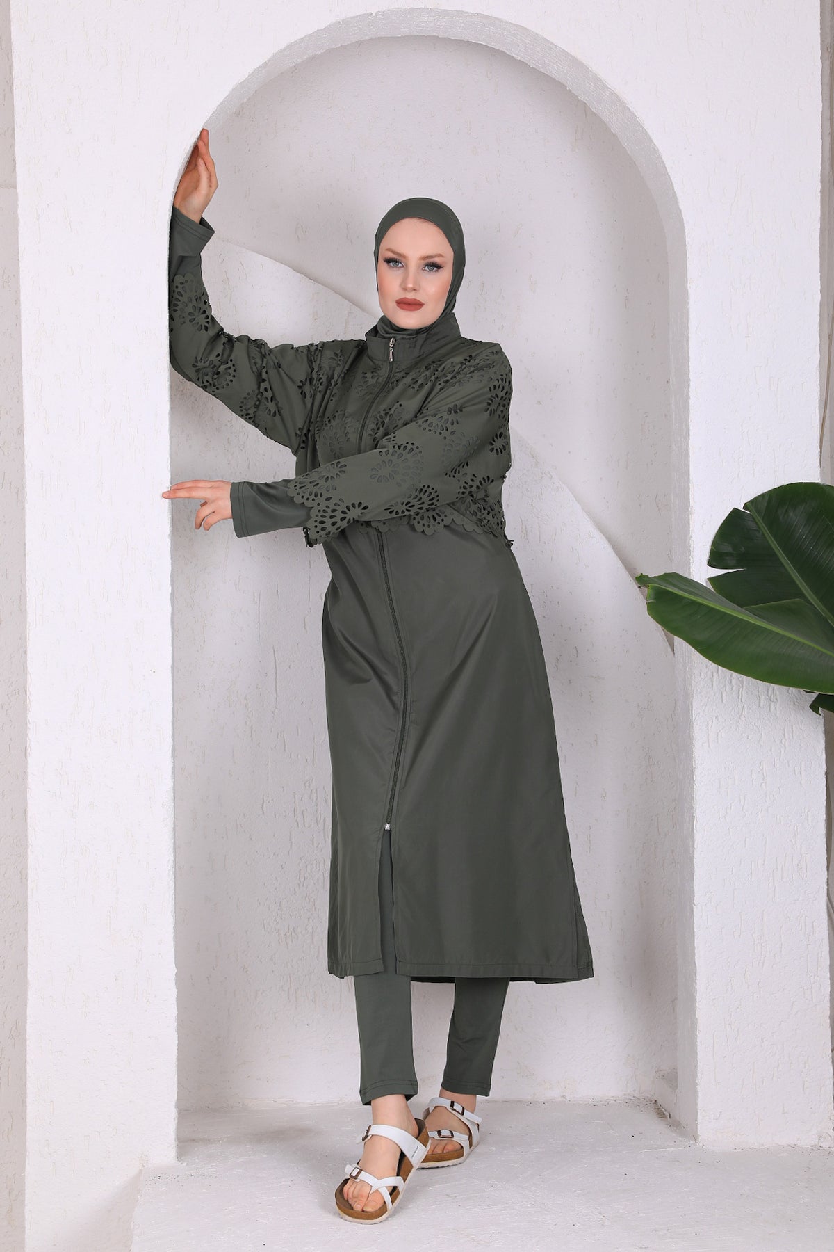 Full Cover Long Swimsuit  Burkini