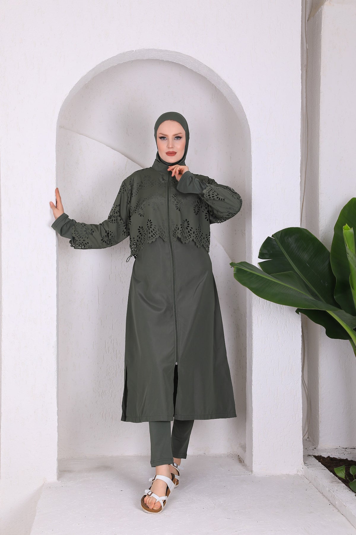 Full Cover Long Swimsuit  Burkini